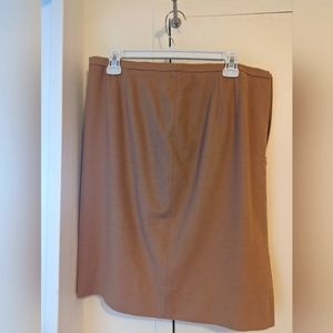 ESCADA wool and cashmere camel pencil skirt